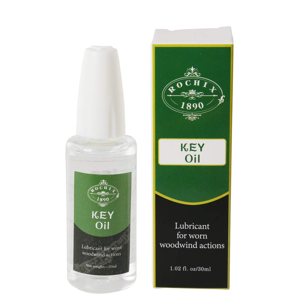 Premium Key Oil for Musical Instruments & 2-Piece Flute Cleaning Brush Kit - Perfect for Woodwind Maintenance, Saxophone, Clarinet Care & Instrument Protection