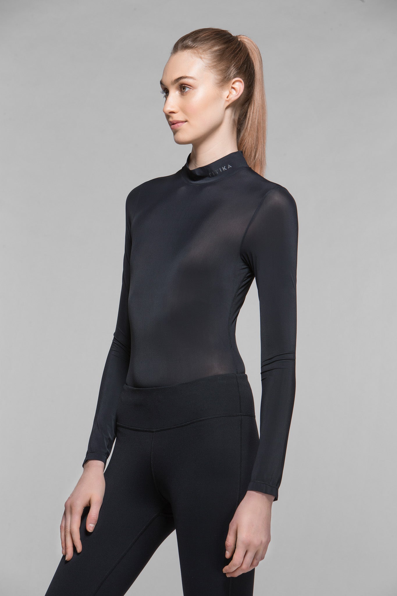 Etienne Women's Long Sleeve Bodysuit - Stretchy Comfort Fit Basic Shirt for Layering, Work & Casual Wear