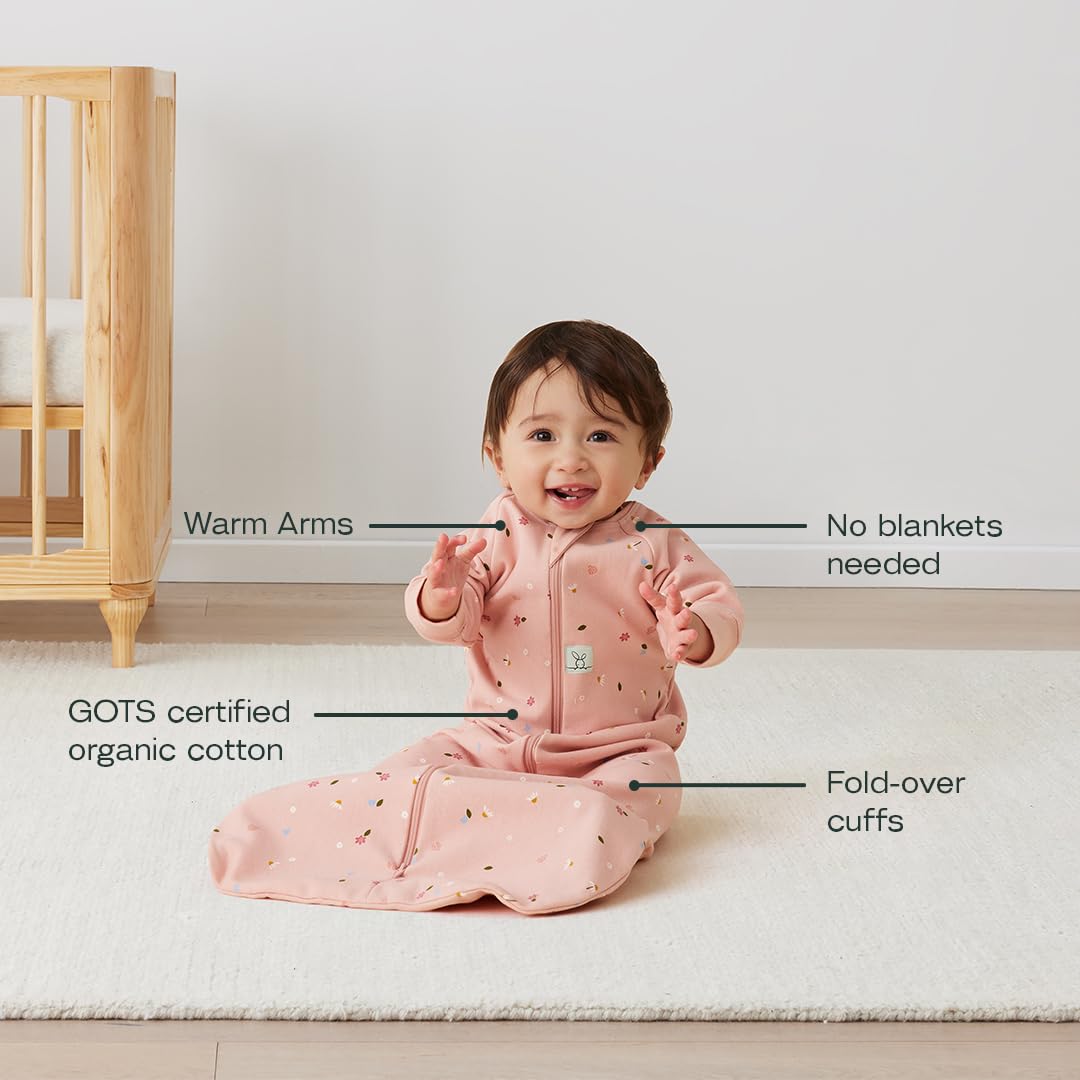 ErgoPouch Jersey Baby Sleep Sack - Long Sleeve Organic Cotton Sleeping Bag for Infants & Toddlers - Soft, Breathable & Comfortable Wear for Nursery, Daycare & Home Use