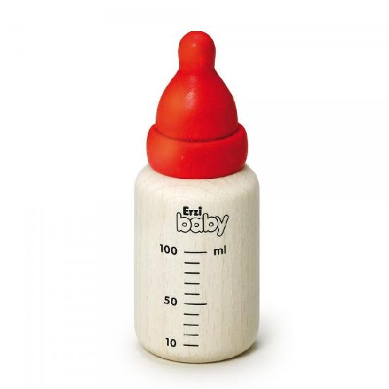 Erzi Baby Bottle - BPA-Free, Anti-Colic, Easy-Grip Newborn Feeding Bottle Set with Slow Flow Nipple for Breastfed Babies - Perfect for Daycare, Travel & Nighttime Feeding