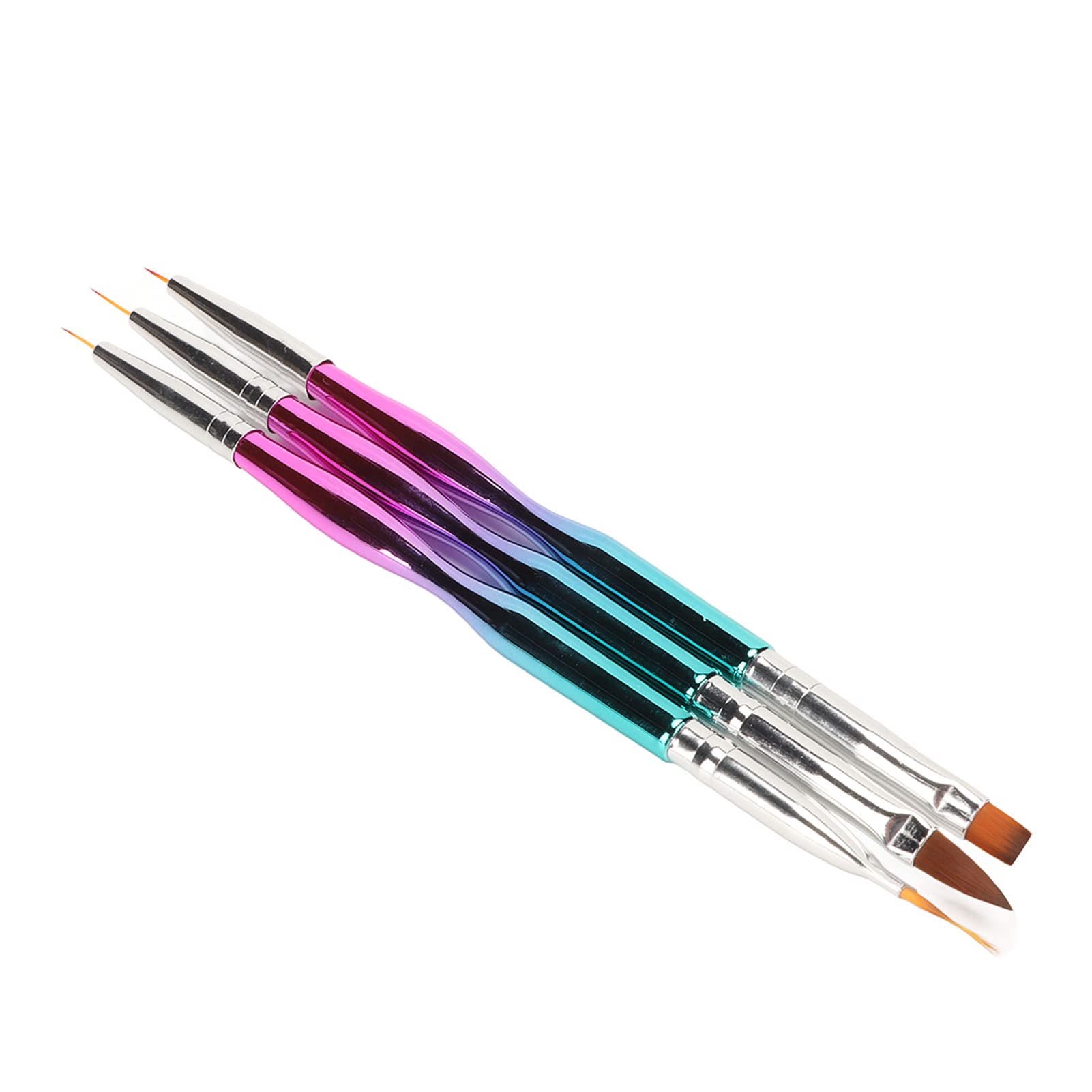 Professional Double Ended Nail Liner Brush Set - Perfect for Home Manicures & Nail Art Designs