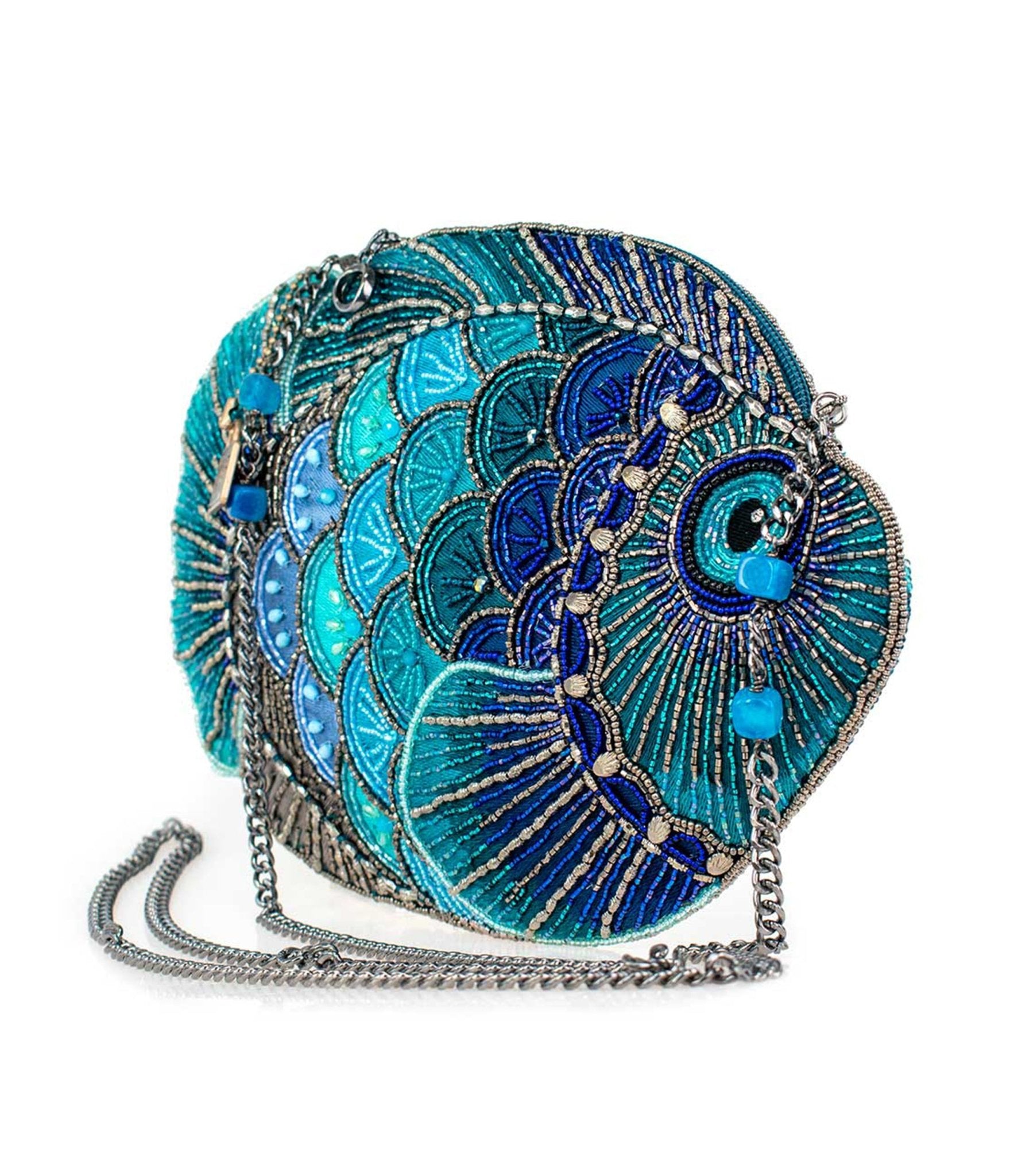 Mary Frances Gone Fishing Crossbody Bag - Stylish Women's Handbag for Casual Outings, Beach Trips & Outdoor Adventures