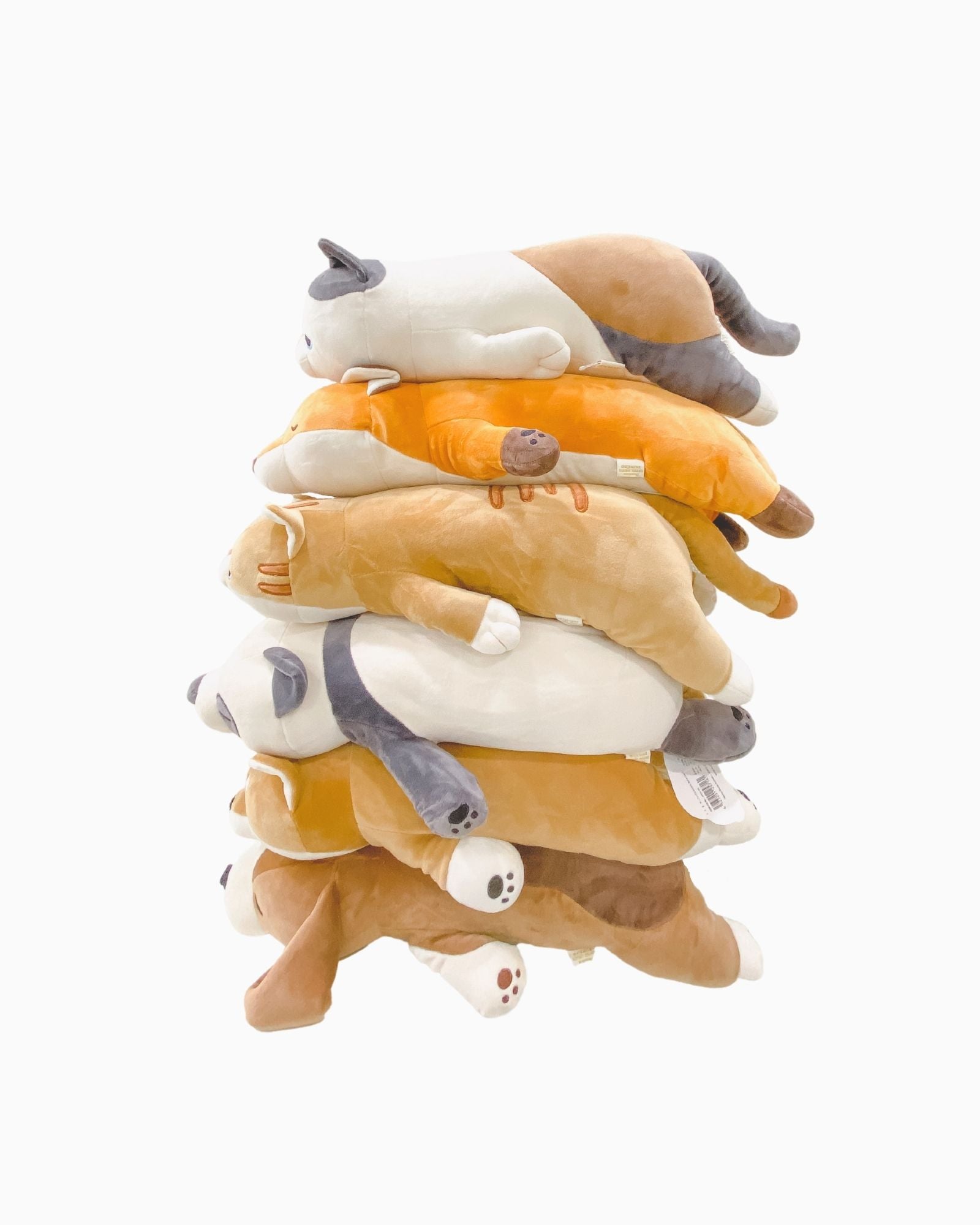 Liv Heart Tabby Pillow - Soft Plush Cat Pillow for Kids & Adults, Cute Animal Shaped Cushion for Bedroom, Living Room, and Dorm Decor - Perfect for Cuddling, Napping, and Home Decor