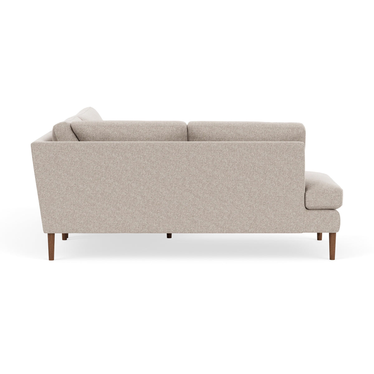Astha Fabric Left Corner Sofa - Modern L-Shaped Sectional Couch for Living Room, Lounge & Small Spaces | Comfortable Home Furniture for Relaxing & Entertaining