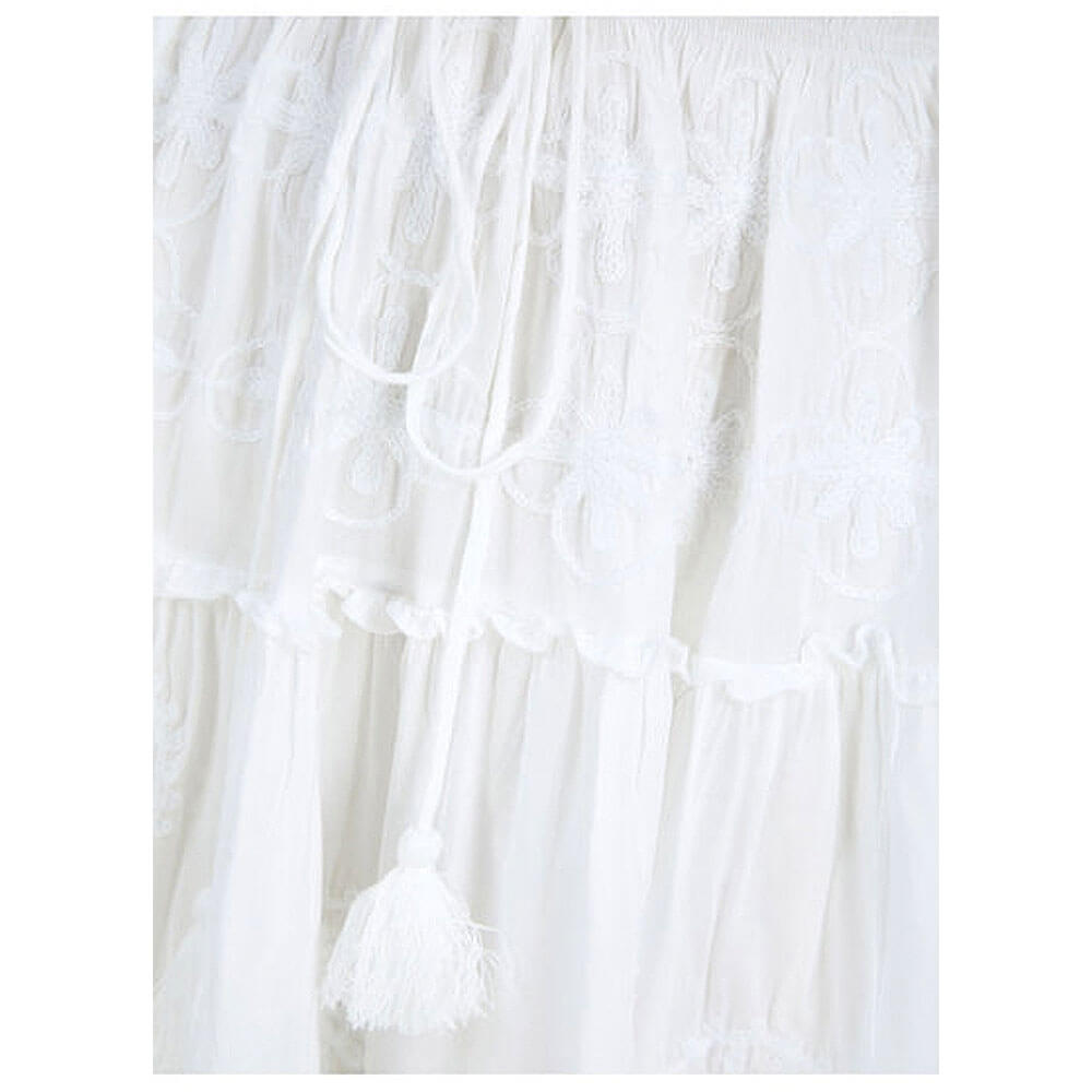 Pranella Sia Dress Cover Up - White Beachwear for Women | Perfect for Poolside, Vacation & Summer Outfits