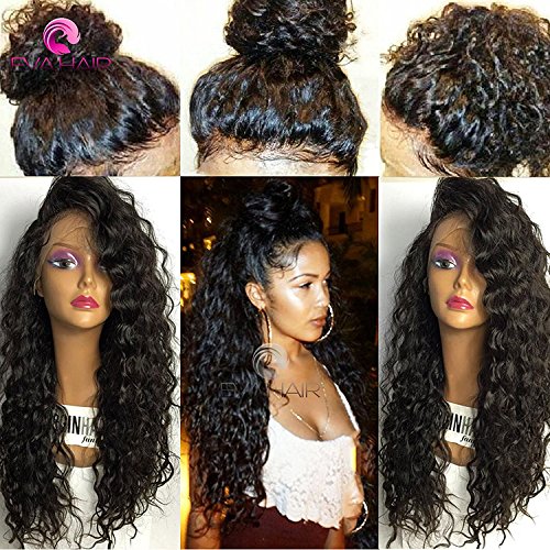 8A Brazilian 13x6 Lace Front Wig - Wet Wavy Human Hair Virgin Lace Wig 150% Density for Black Women (18 Inch) | Beyoncé-Inspired Style for Daily Wear, Parties & Special Occasions