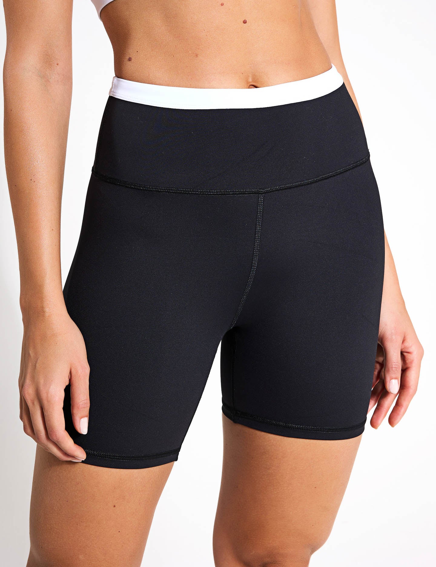 Sara 5 Bike Shorts for Women - High Waist Black Cycling Shorts with Pockets | Perfect for Cycling, Workouts, Running & Yoga | Comfortable & Breathable Activewear