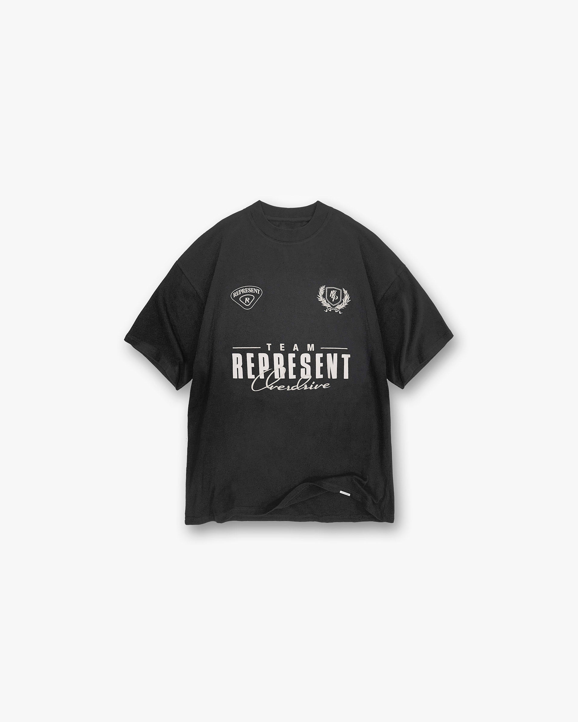 World Championship T-Shirt - Stained Black | Vintage Style Cotton Tee for Sports Fans & Casual Wear | Perfect for Gyms, Concerts & Everyday Outfits