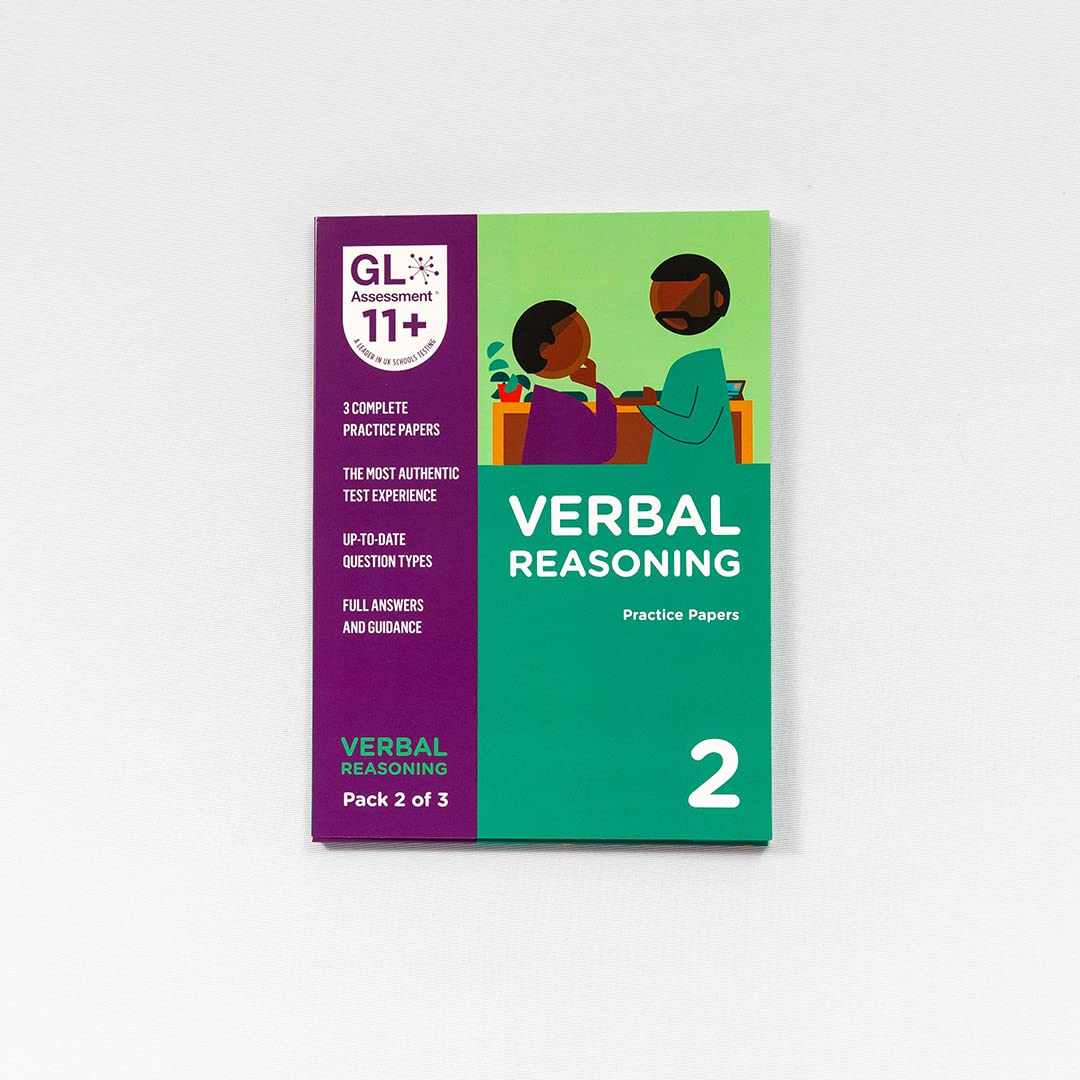 GL Assessment 11 Plus Verbal Reasoning Practice Papers 2024 | Pack 2 with 3 Full Tests, Answers & Expert Guidance | UK 11+ Exam Prep for Grammar & Selective Schools