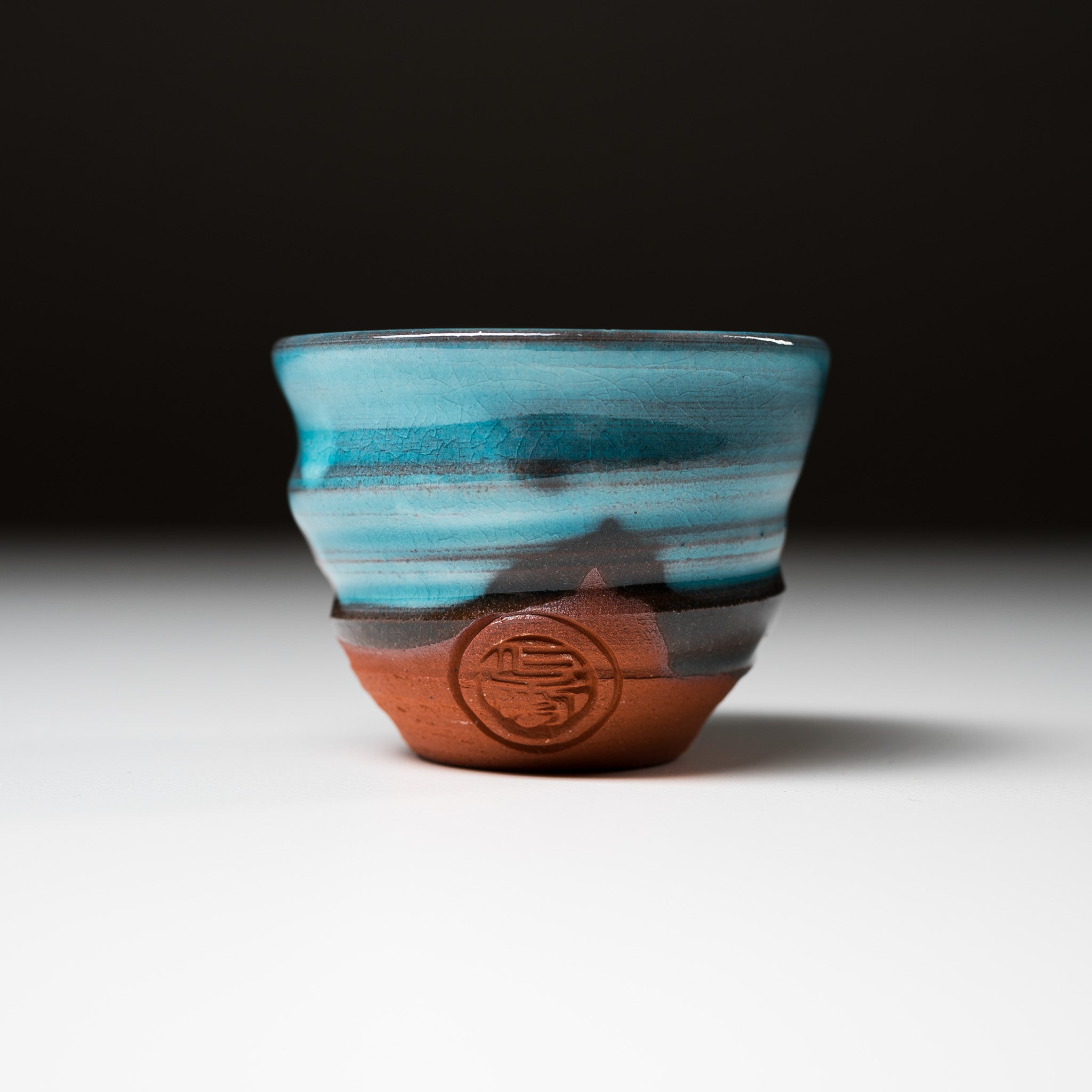 NINSHU Sake Cup Set - Handcrafted Japanese Ceramic Teacups in Souku Blue (Sky Blue) - Perfect for Sake, Tea, and Small Desserts