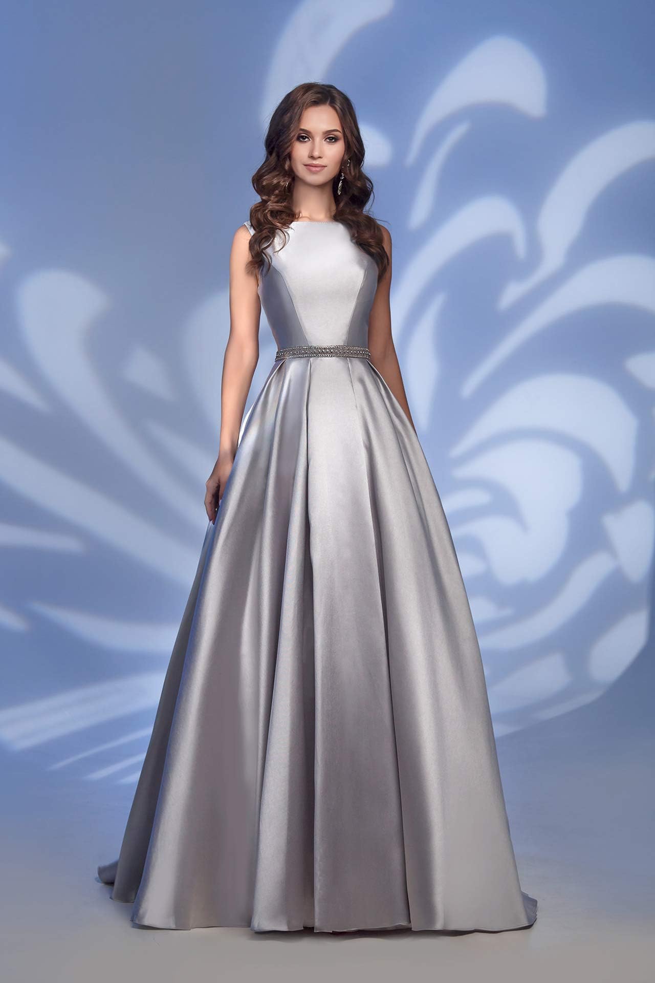 Elegant 2024 Women's Prom Dresses Long Satin A-Line Sleeveless Formal Evening Gowns with Pockets - Perfect for Homecoming, Wedding Guest, and Black Tie Events