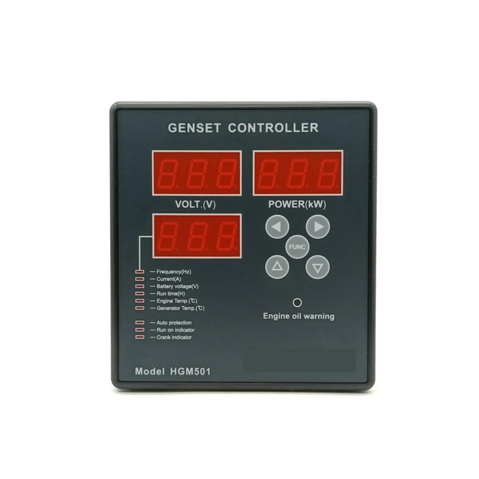 HGM501 Gasoline & Diesel Generator Controller - Small Genset Control Panel for Backup Power & Emergency Use