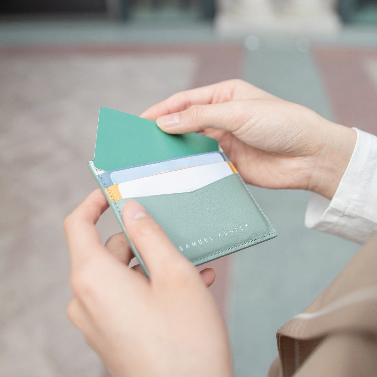 Finley Genuine Leather Card Holder Wallet - Slim RFID Blocking Minimalist Design for Men & Women | Perfect for Everyday Use, Travel & Business