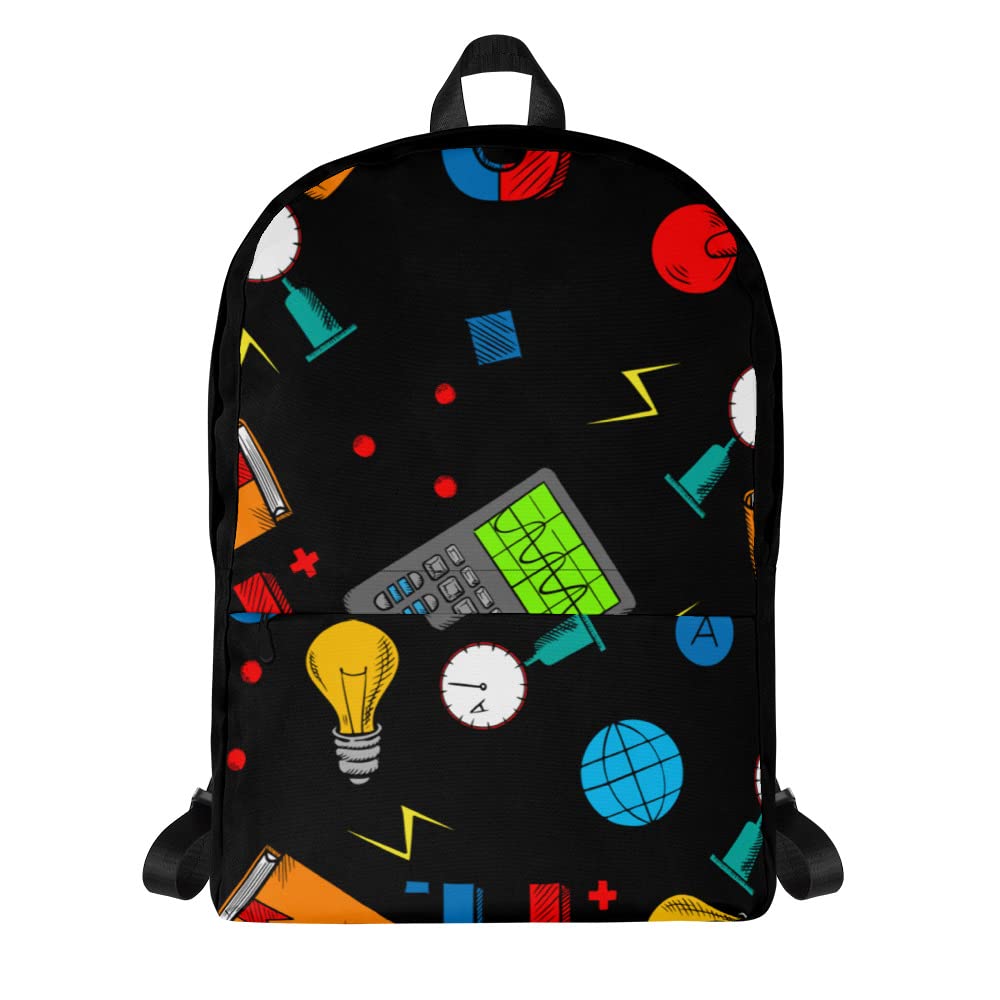 Black School Backpack for Laptop - Standard Size Durable Bookbag for Students | Perfect for High School, College & Everyday Use