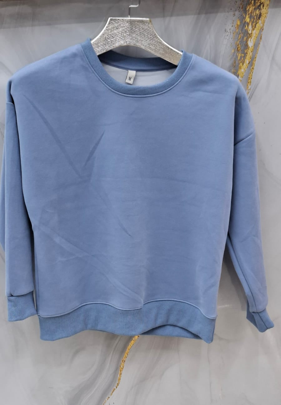 Premium Cotton Sweatshirt for Men & Women - Soft & Comfortable Pullover Hoodie for Casual Wear, Gym, and Outdoor Activities