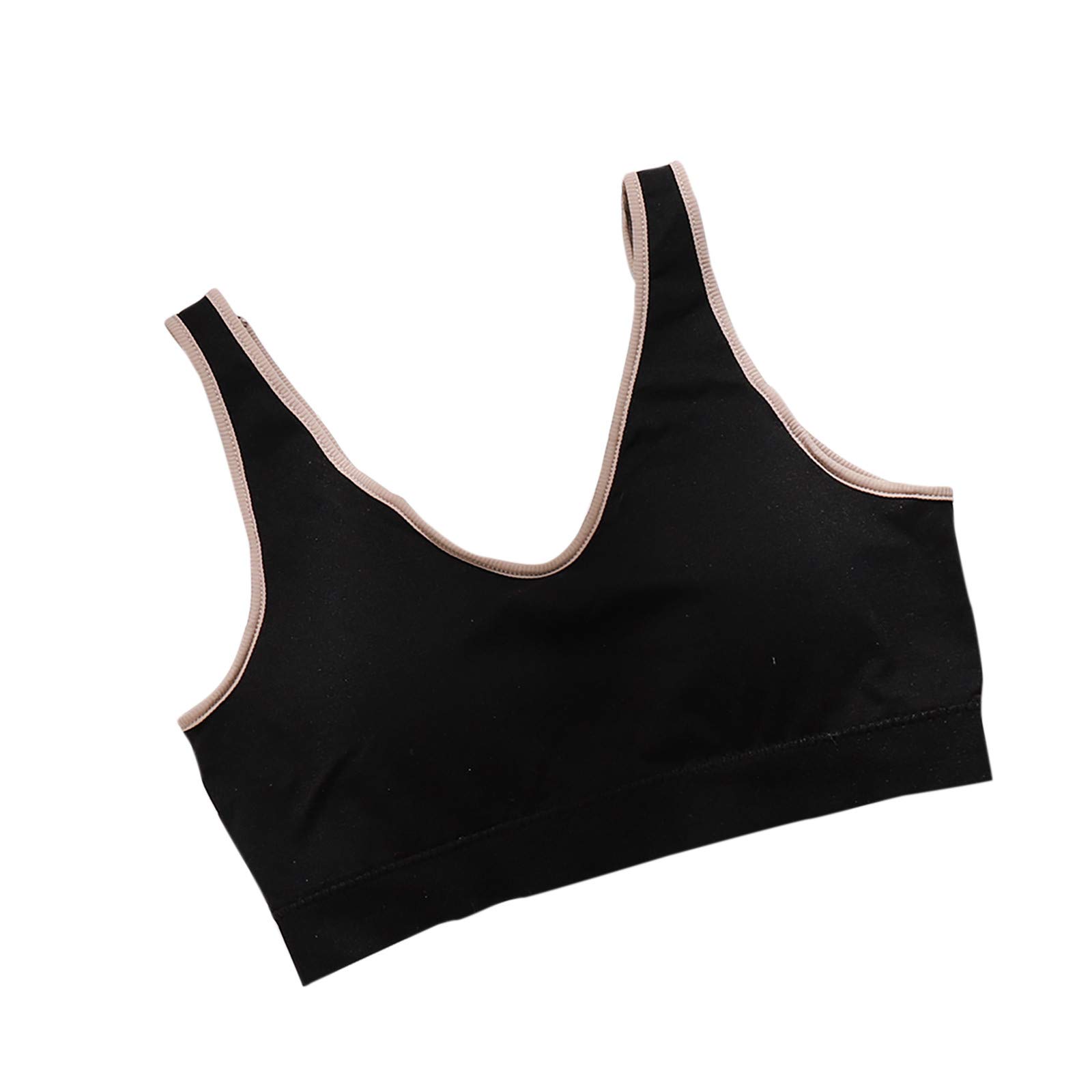 Wireless Sports Bra for Women - Breathable Comfort Bras with Removable Padding - Perfect for Yoga, Running & Gym Workouts