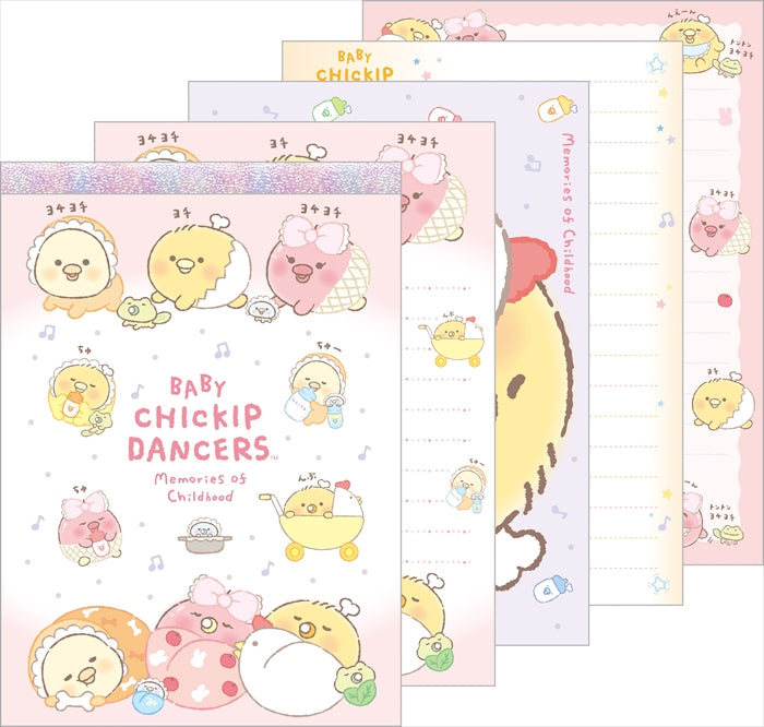 Baby Chickip Dancers A6 Notepad - Cute Animal Design Memo Pad for Kids & Office Use - Portable Small Notebook for School, Shopping Lists & Daily Notes