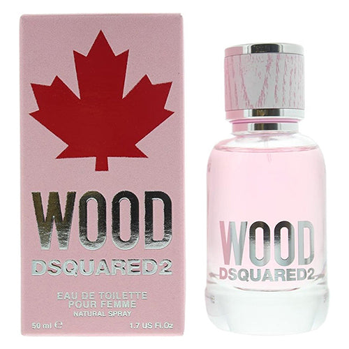 Dsquared2 Wood Pour Femme 50ml Eau de Toilette for Women - Floral Woody Perfume for Date Night & Special Occasions