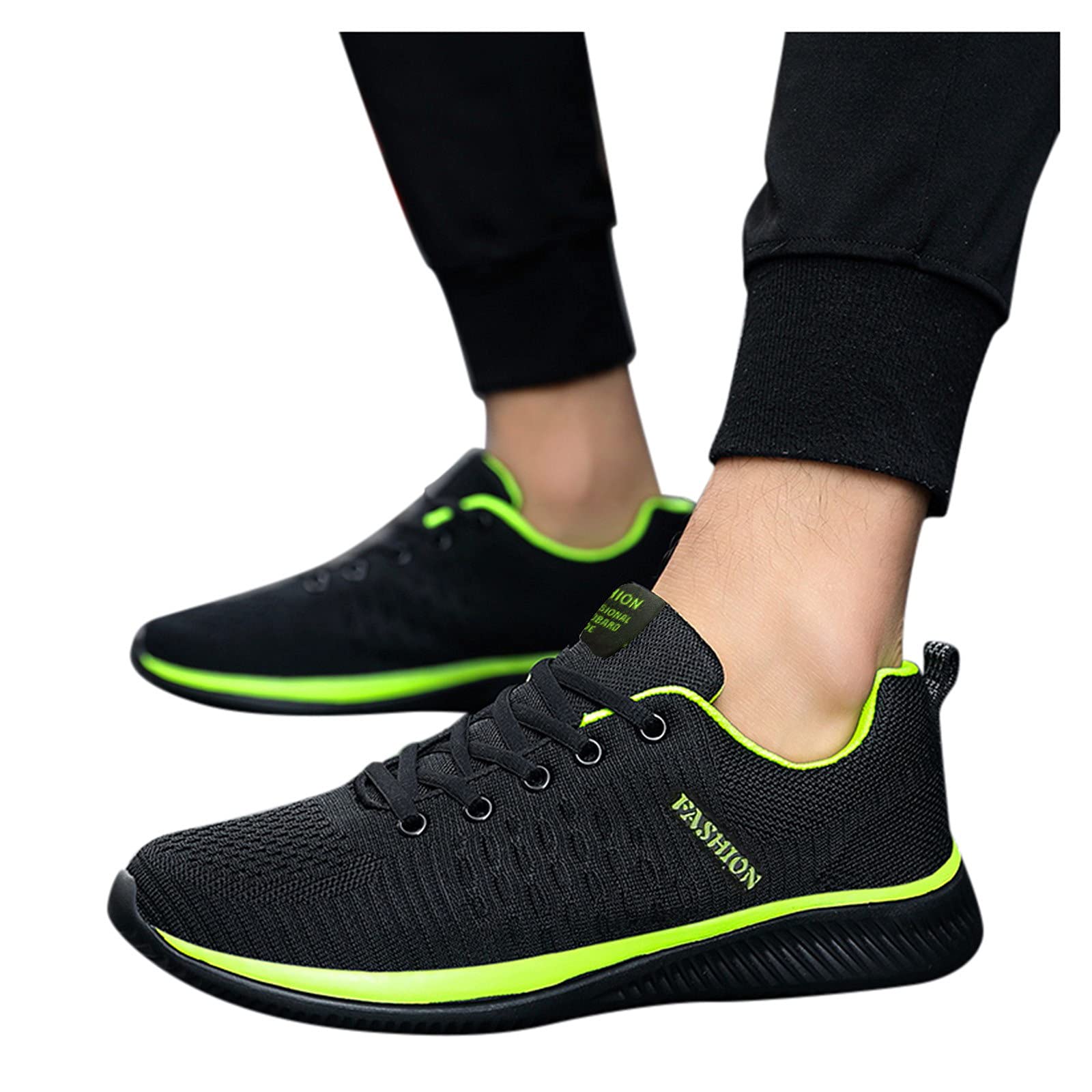 Eduavar Women's Lightweight Slip-On Sneakers - Comfortable Walking Shoes for Running, Athletic & Dressy Flats | Perfect for Work, Travel & Casual Wear (Green)