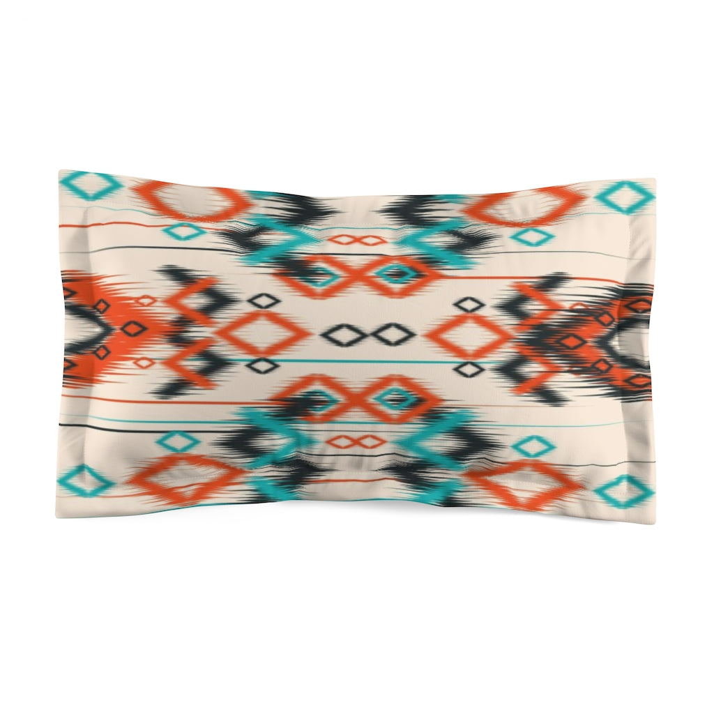 Southwestern Microfiber Pillow Sham - Soft Cascada Creek Bedding Set for Queen/King Size Beds | Western Home Decor & Boho Bedroom Accessories (Perfect for Guest Rooms, Master Bedrooms & Southwestern Style Homes)