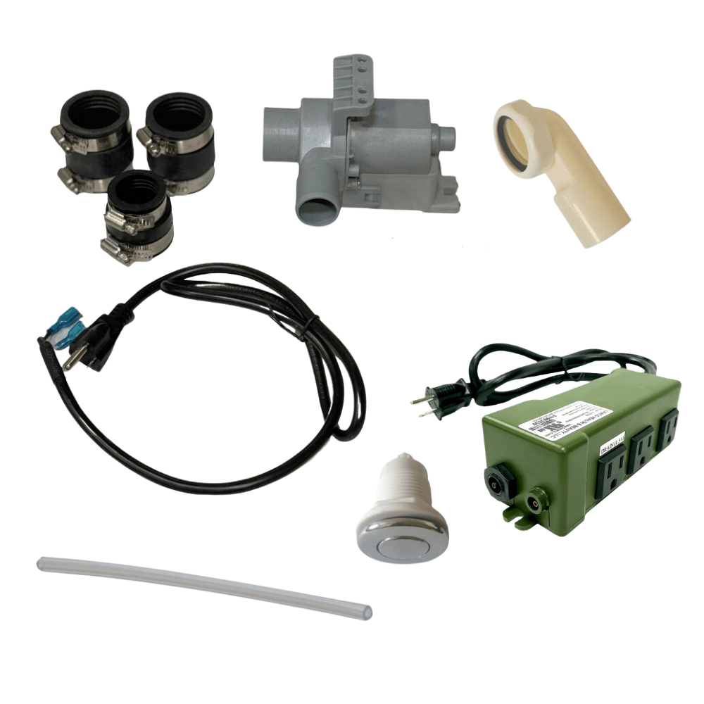 Electric Discharge Pump - Add-On Option for Water Transfer & Drainage | Perfect for Basements, Pools, and Flood Control