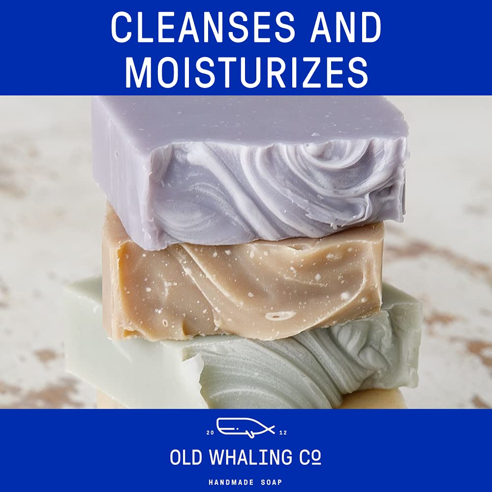 Old Whaling Co – 2 Piece Gift Set | Handmade French Lavender Bar Soap & Travel Size Body Butter | Natural Skincare for Dry Hands & Body | Gentle Hydration & Moisturizing | Perfect for Travel, Spa Days & Gifts