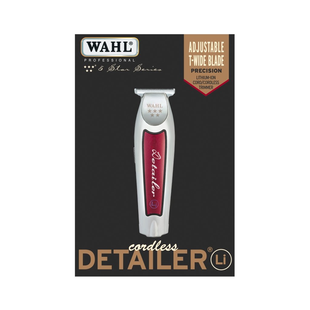 5 STAR Cordless Detailer® LI Trimmer Set - Professional Hair Trimmer Kit for Men & Women - Perfect for Beard, Mustache, Body Grooming & Personal Care at Home or Travel