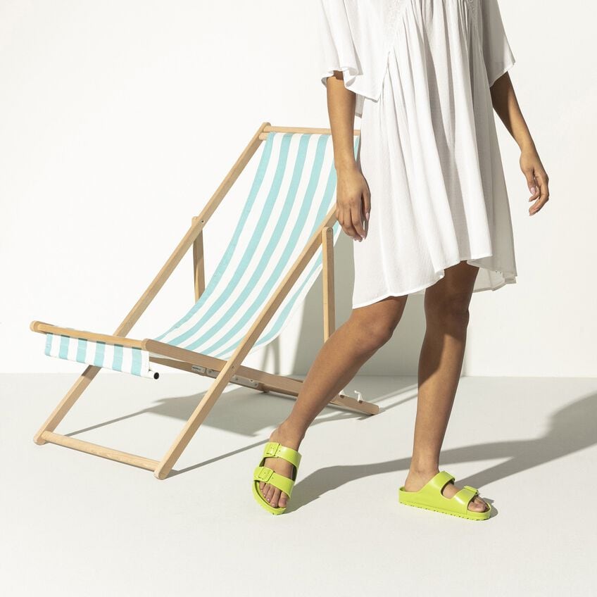 Birkenstock Arizona EVA Sandals in Active Lime - Comfortable & Lightweight for Beach, Pool & Summer Outings