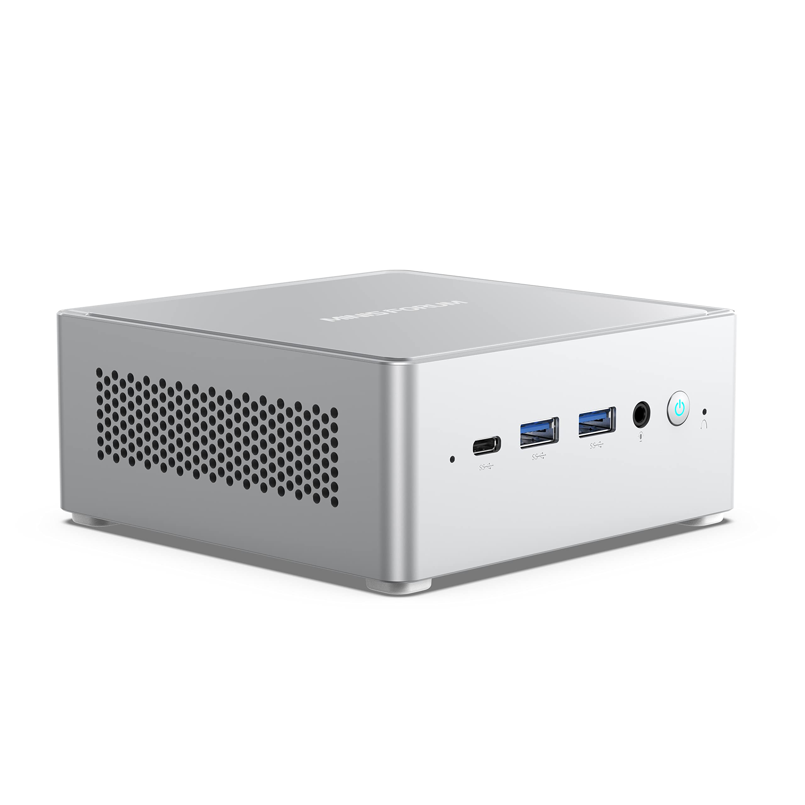 MINISFORUM NAB6 Mini PC - Intel Core i7-12650H 10-Core Processor up to 4.7GHz, 32GB DDR4 RAM, 1TB SSD, HDMI/USB-C, WiFi 6, Bluetooth, USB 3.2 - Compact Desktop Computer for Home Office, Gaming & Media Center
