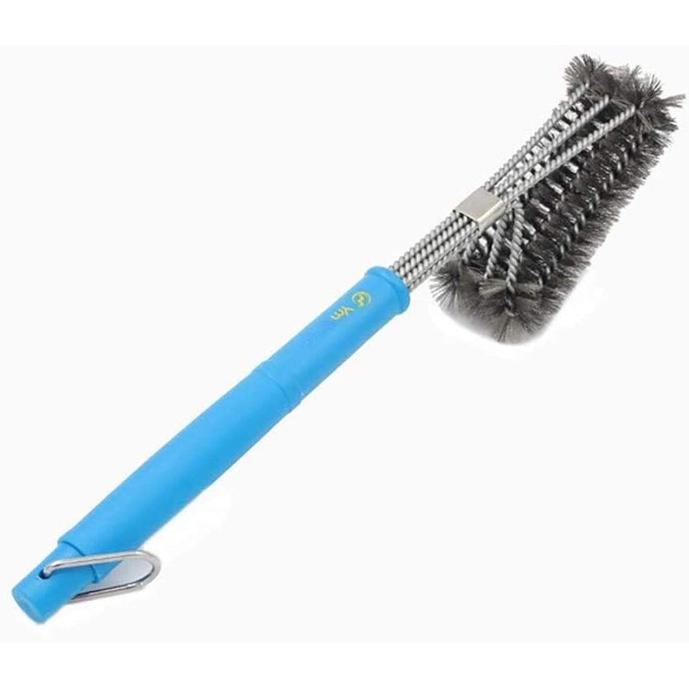 **18-Inch 3-Headed BBQ Grill Brush - Heavy Duty Stainless Steel Bristles for Outdoor Cooking, Camping & Picnics - Safe & Effective BBQ Cleaner for Oven, Grill & Smoker (5-Pack)**    **Perfect for:** Backyard BBQs, Camping Trips, Tailgating, Picnics & Outdoor Cooking Adventures