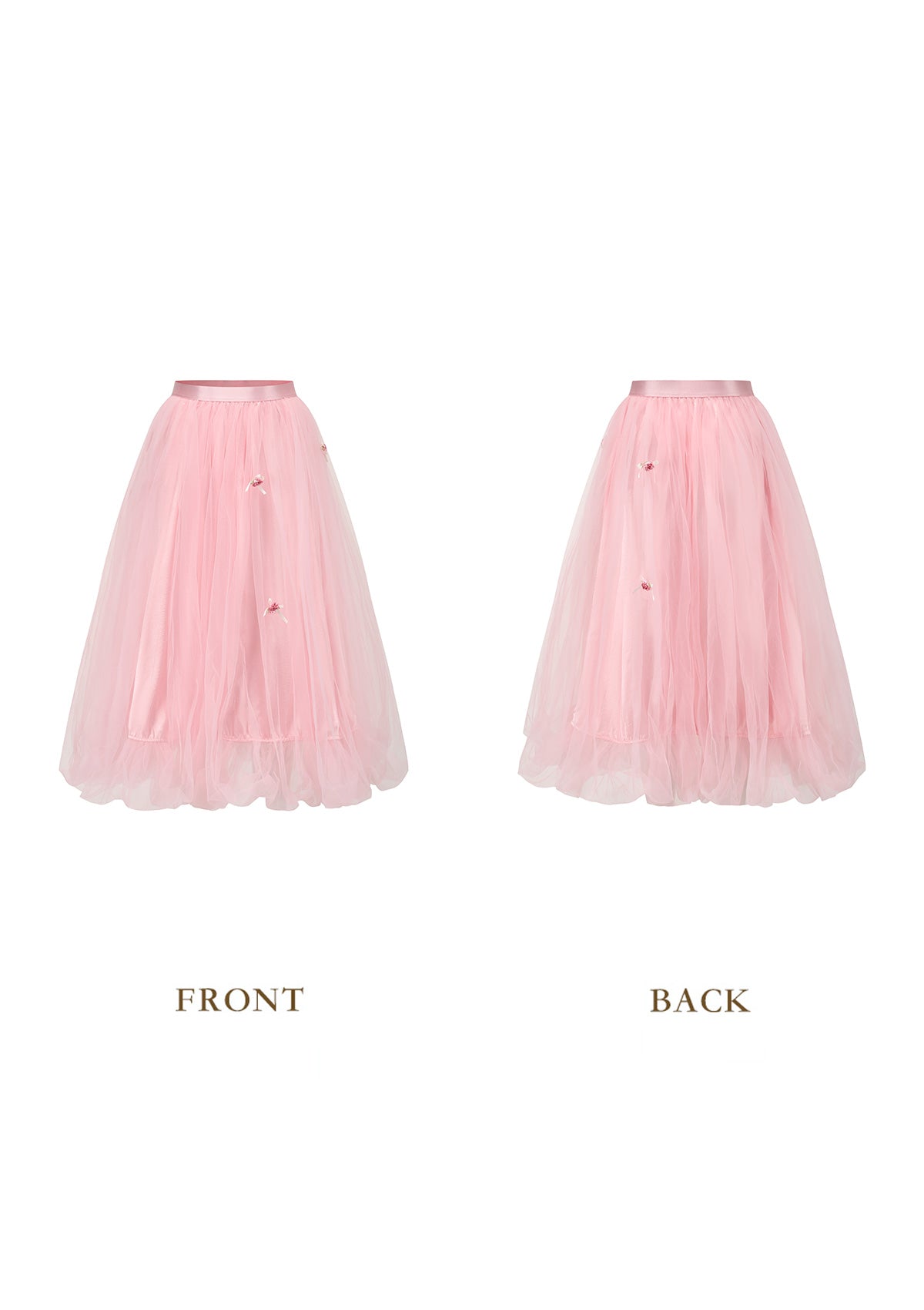 Barbie Genevieve Tulle Skirt for Girls - Elegant Pink Ballet Tutu Dress for Birthday Party, Dance Performance & Princess Costume Play