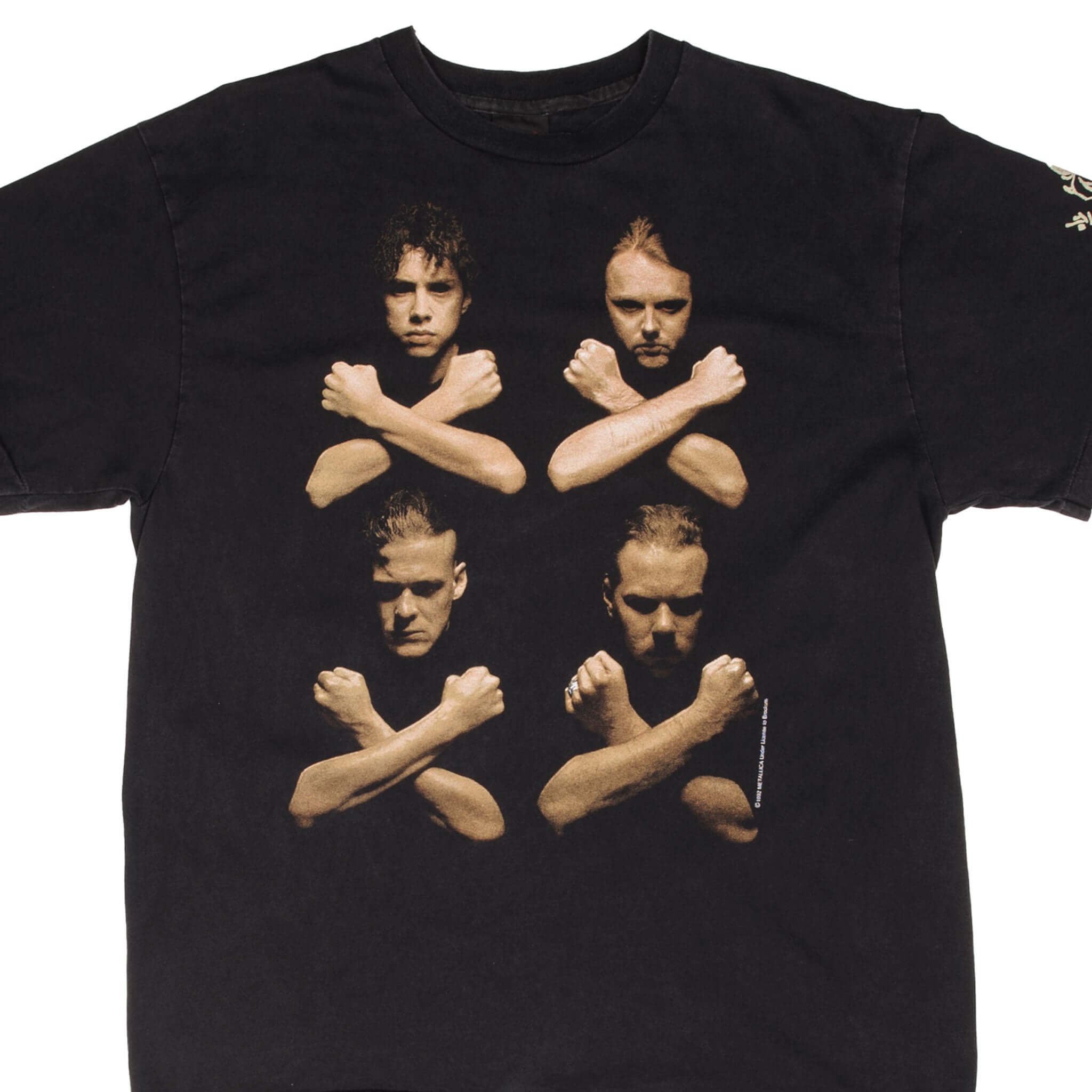 Vintage 1992 Metallica Bootleg Tee Shirt - 'Birth School Metallica Death' Graphic, Size XL, Made in USA | Perfect for Concerts, Music Festivals & Retro Fashion