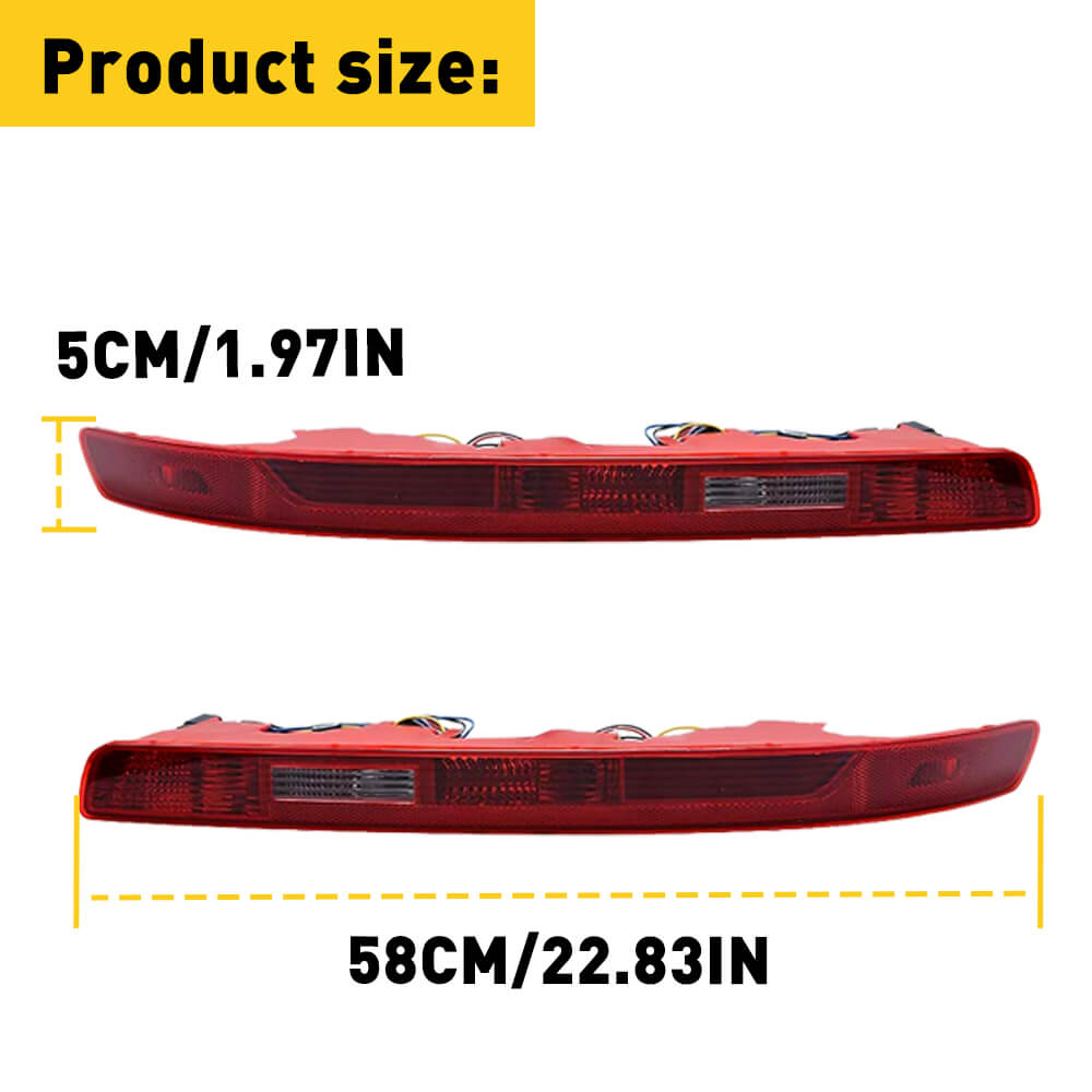 Rear Bumper Reverse Tail Light Fog Lamp for 2006-2015 Audi Q7 | US Version | Perfect for Night Driving & Enhanced Safety