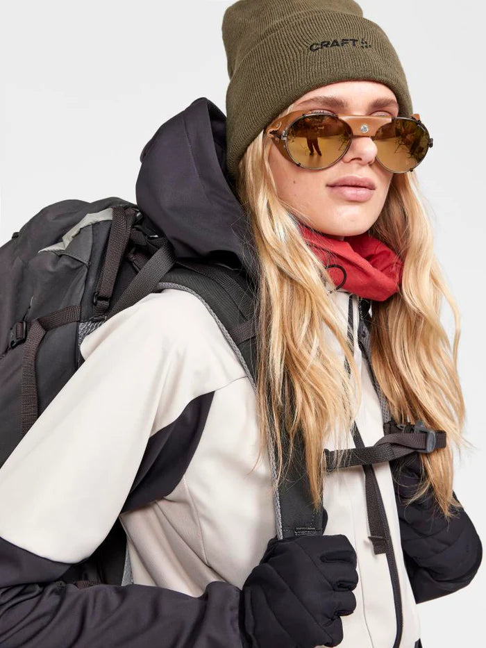 Women's Craft Core Backcountry Hood Jacket - Lightweight Waterproof Hiking Jacket for Outdoor Adventures & Camping - Perfect for Hiking, Climbing & Travel