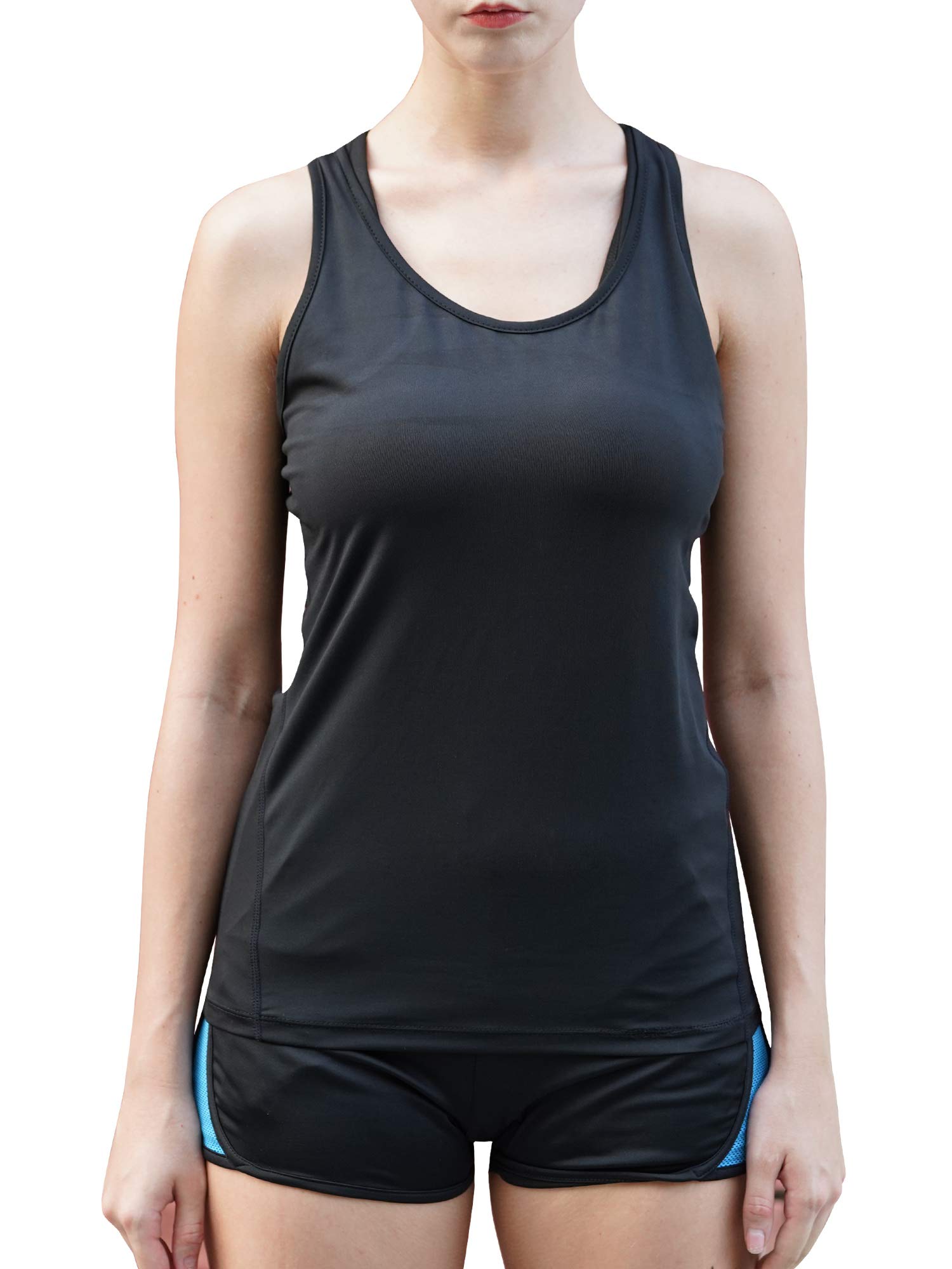 NELEUS Women's Workout Tank Top - Racerback Yoga Shirts for Women, Breathable Athletic Gym Tops for Running, Yoga & Fitness Training - Perfect for Gym, Pilates & Outdoor Sports