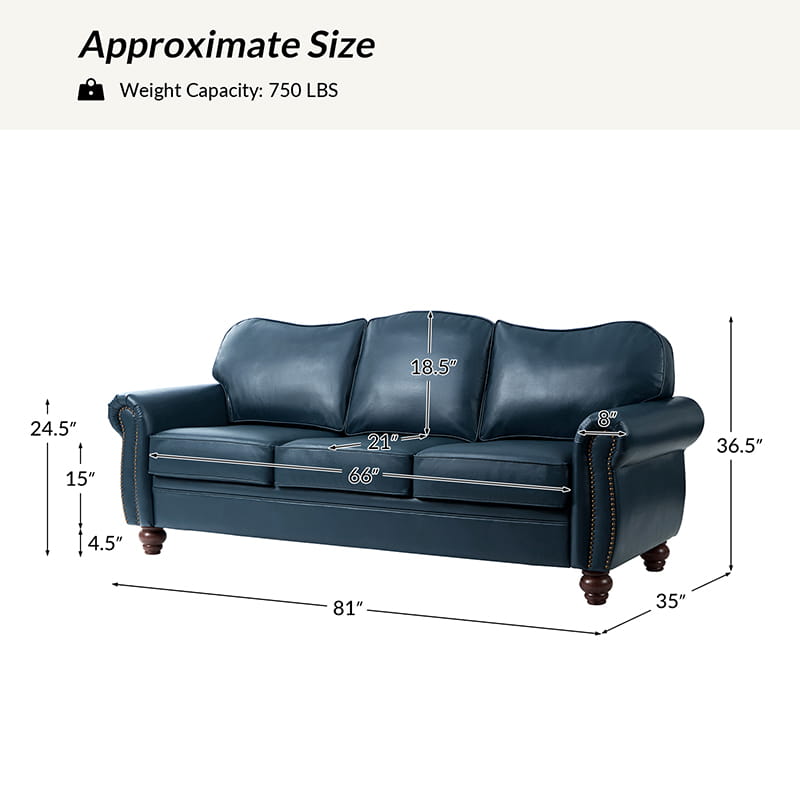 Amelia 2-Piece Living Room Furniture Set - Sofa & Loveseat (Multiple Styles Available) - Perfect for Small Spaces & Cozy Apartments