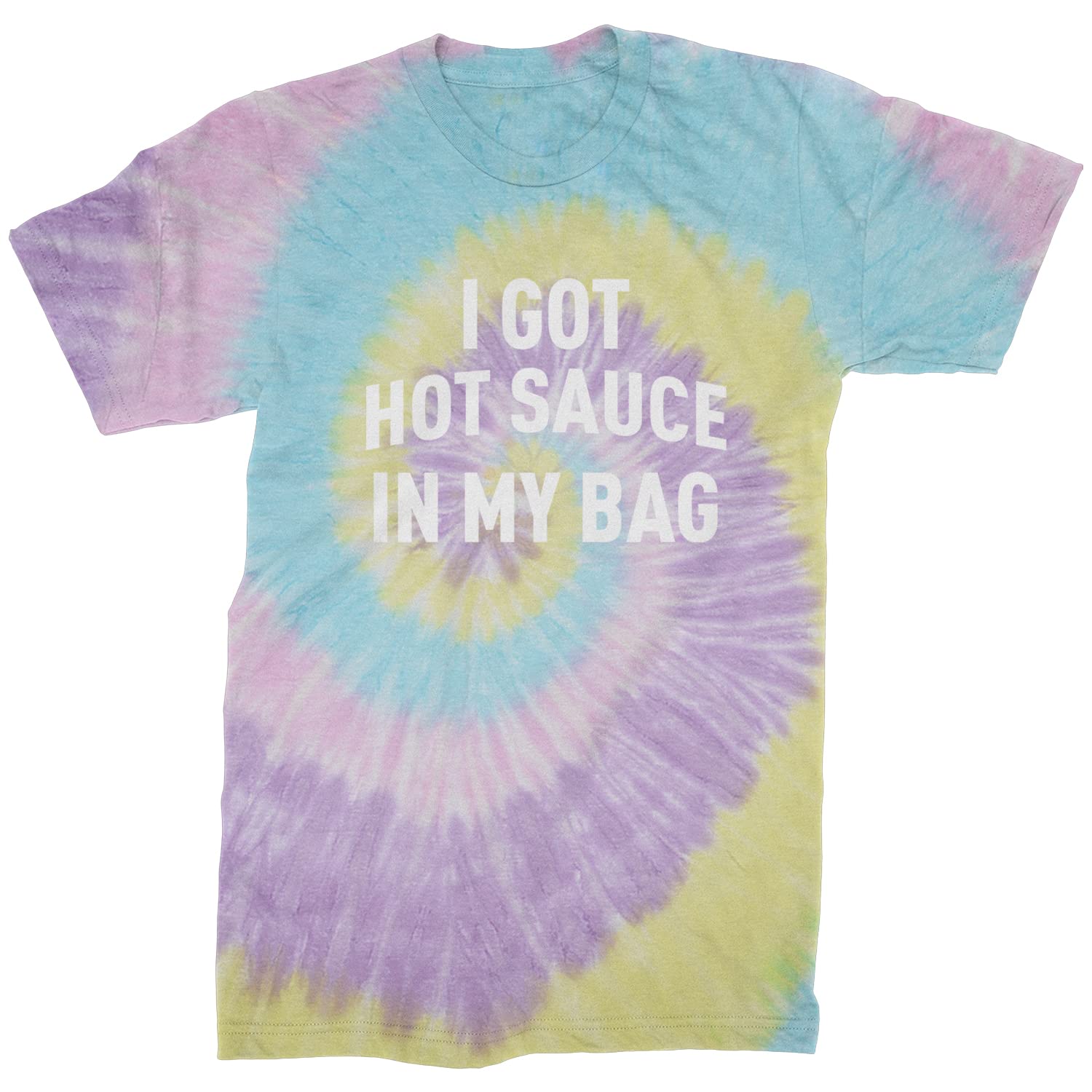 Expression Tees 'I Got Hot Sauce in My Bag Swag' Men's Graphic T-Shirt - Casual Streetwear for Music Lovers & Fashion Enthusiasts