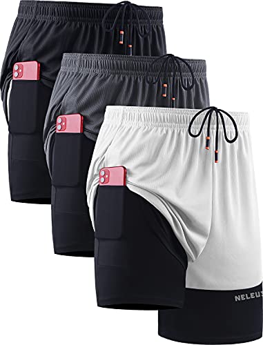 6094 Black/Grey/White,3 Pack