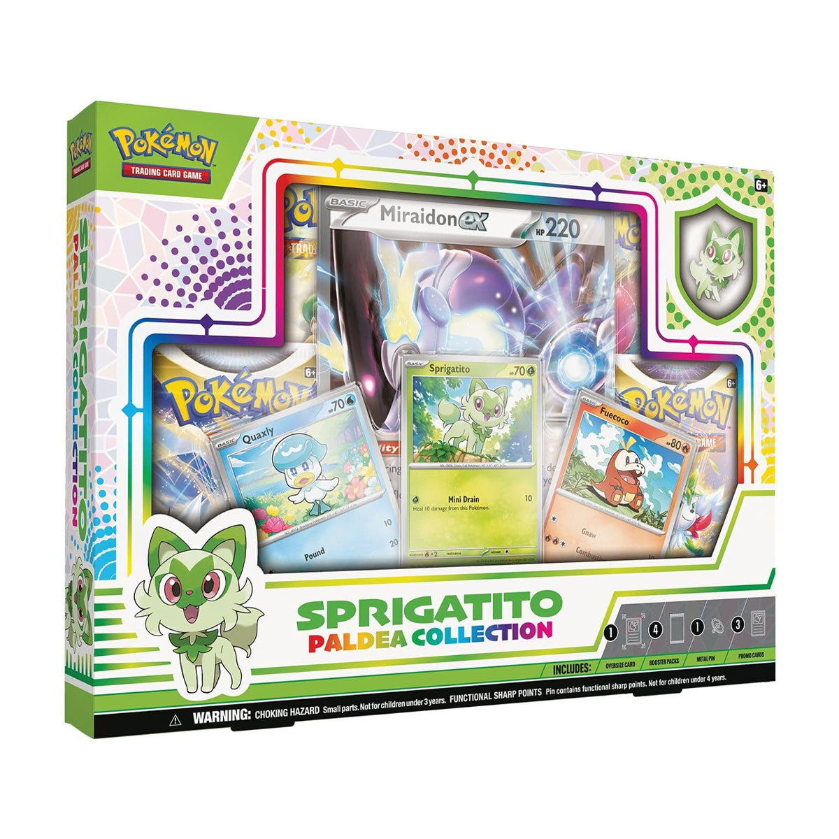 Pokémon Paldea Collection Box - Exclusive Trading Cards & Collectibles for Pokémon Fans | Perfect for Gifts, Battles & Display