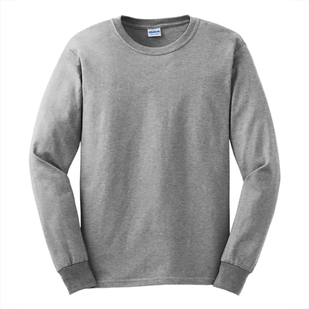 Premium Unisex Gildan Long Sleeve T-Shirt - Soft Cotton Crewneck Tee for Men & Women - Perfect for Casual Wear, Layering & Everyday Comfort