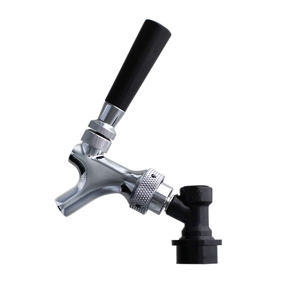 Compact Chrome Faucet Assembly - Sleek Water-Saving Kitchen Sink Faucet with Easy Installation | Perfect for Modern Homes, Apartments & RVs