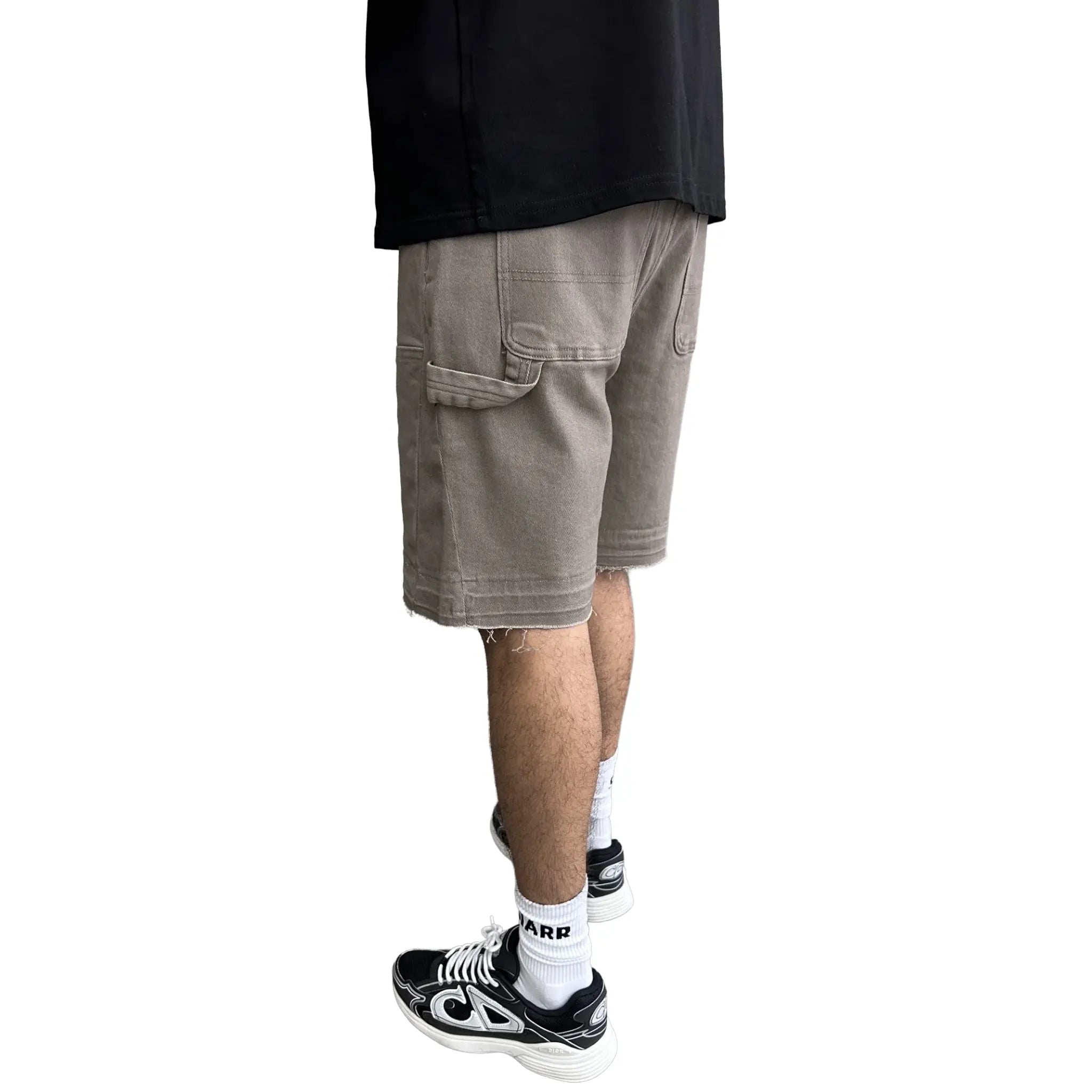 SIARR Rio Sage Shorts - Women's High Waisted Athletic Running Shorts with Pockets - Perfect for Gym, Yoga, and Outdoor Activities