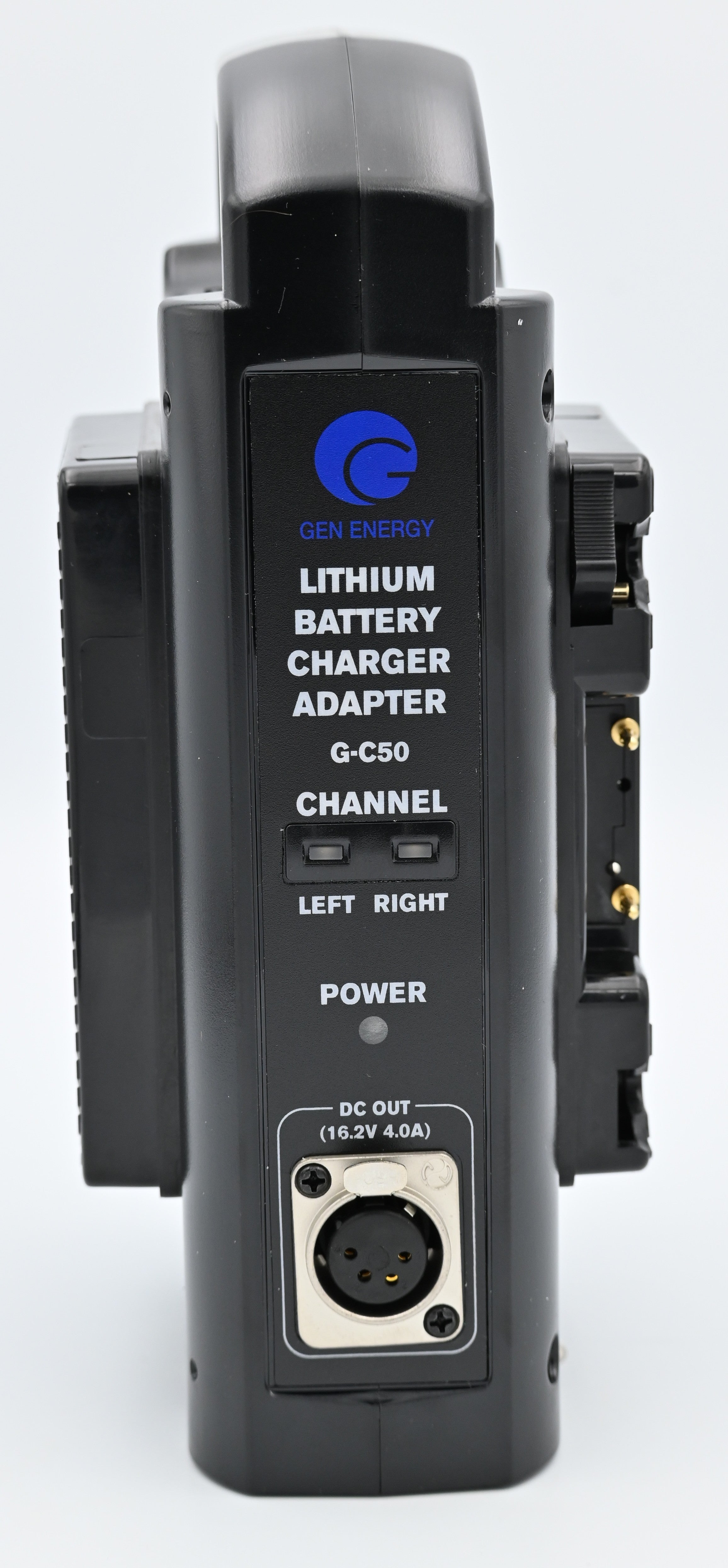 OPEN BOX EXCELLENT GEN ENERGY 2 Channel Gold Mount Battery Charger - Professional Camera & Video Equipment Power Solution for Filmmakers & Photographers