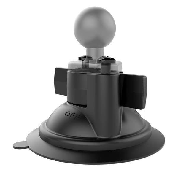 RAM Mounts Twist-Lock Suction Cup Base RAP-224-1U | Compatible with RAM B Size 1