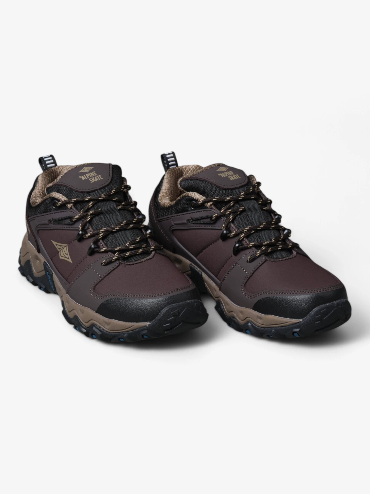 Alpine Skate Polson Brown & Black Skateboarding Shoes - Durable & Comfortable for Street Skating and Casual Wear