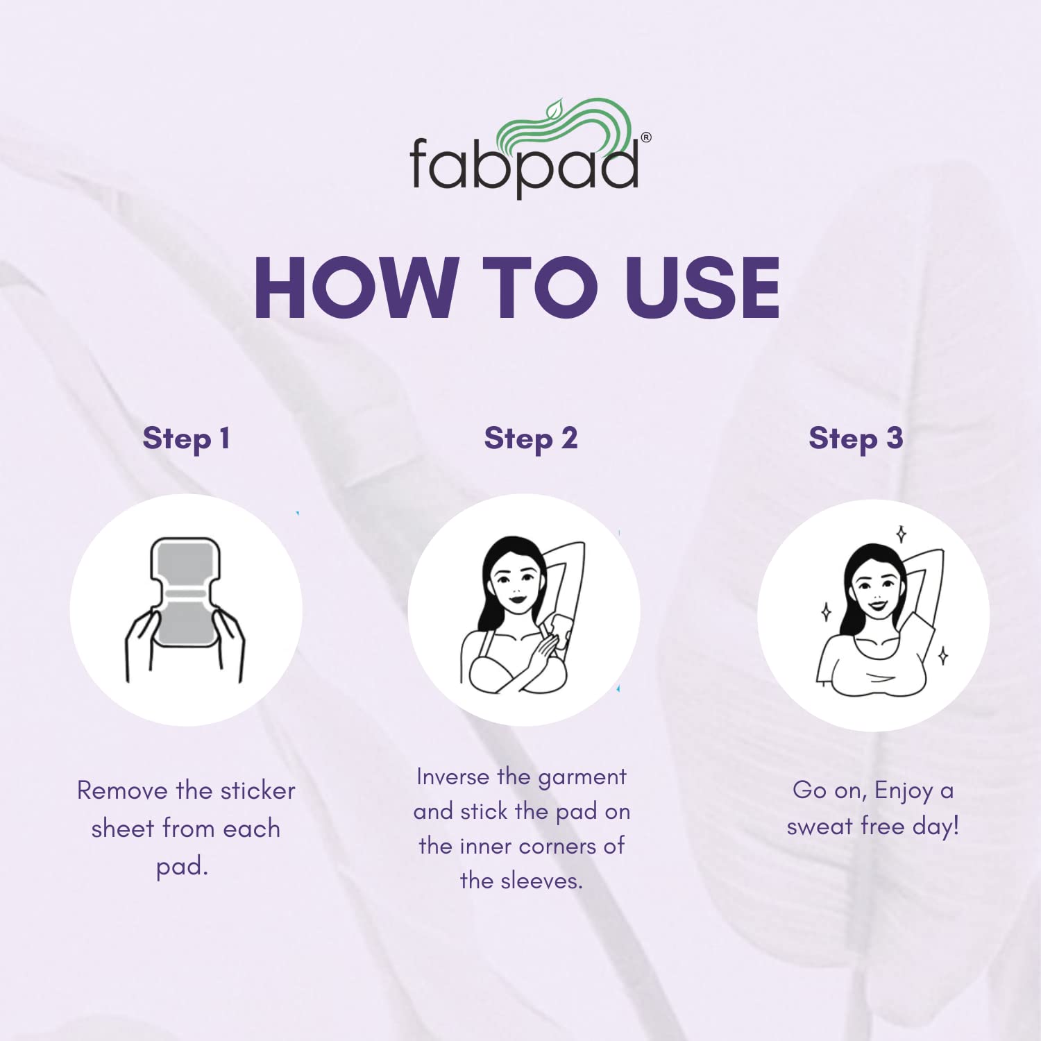 FabPad Disposable Underarm Sweat Pads for Men & Women - 24 Pack | Odor & Sweat Protection | Comfortable & Breathable | Perfect for Workouts, Business Attire & Daily Use