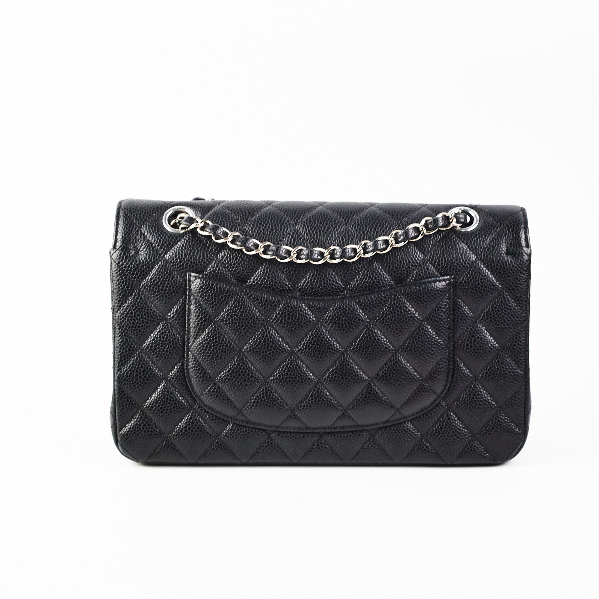 Chanel Medium Classic Flap Bag in Black Caviar Leather - Perfect for Everyday Luxury & Special Occasions