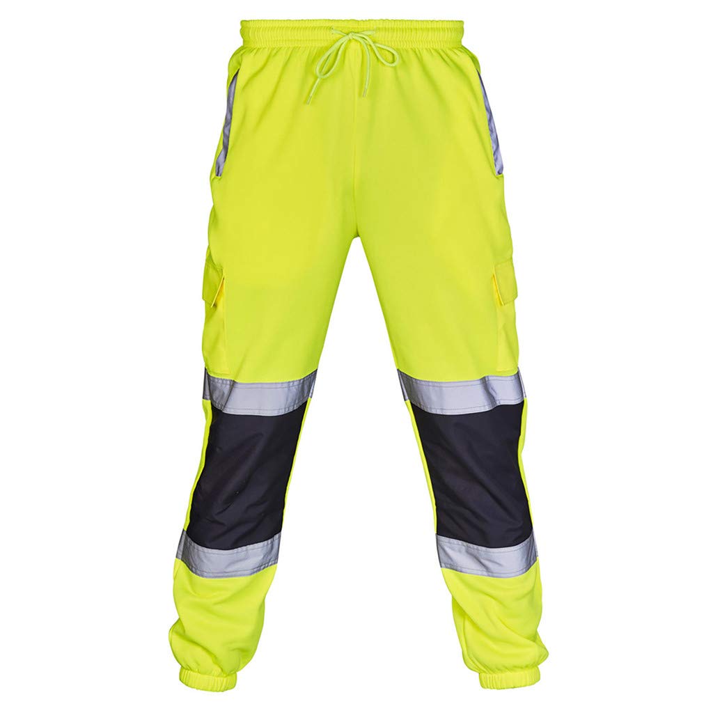 Men's Lightweight Travel Pants with Elastic Waist - Black Summer Comfort Pants for Seniors & Outdoor Activities | DP-35