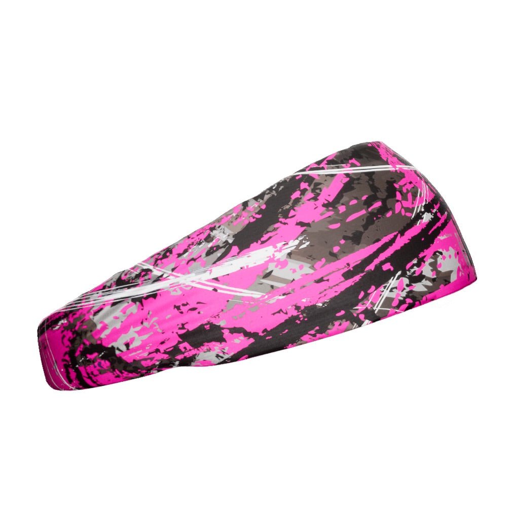 Wicked Pink Headband for Women - Soft Stretchy Workout Headband for Running, Yoga, and Fitness - Non-Slip Hair Accessory for Sports & Daily Wear
