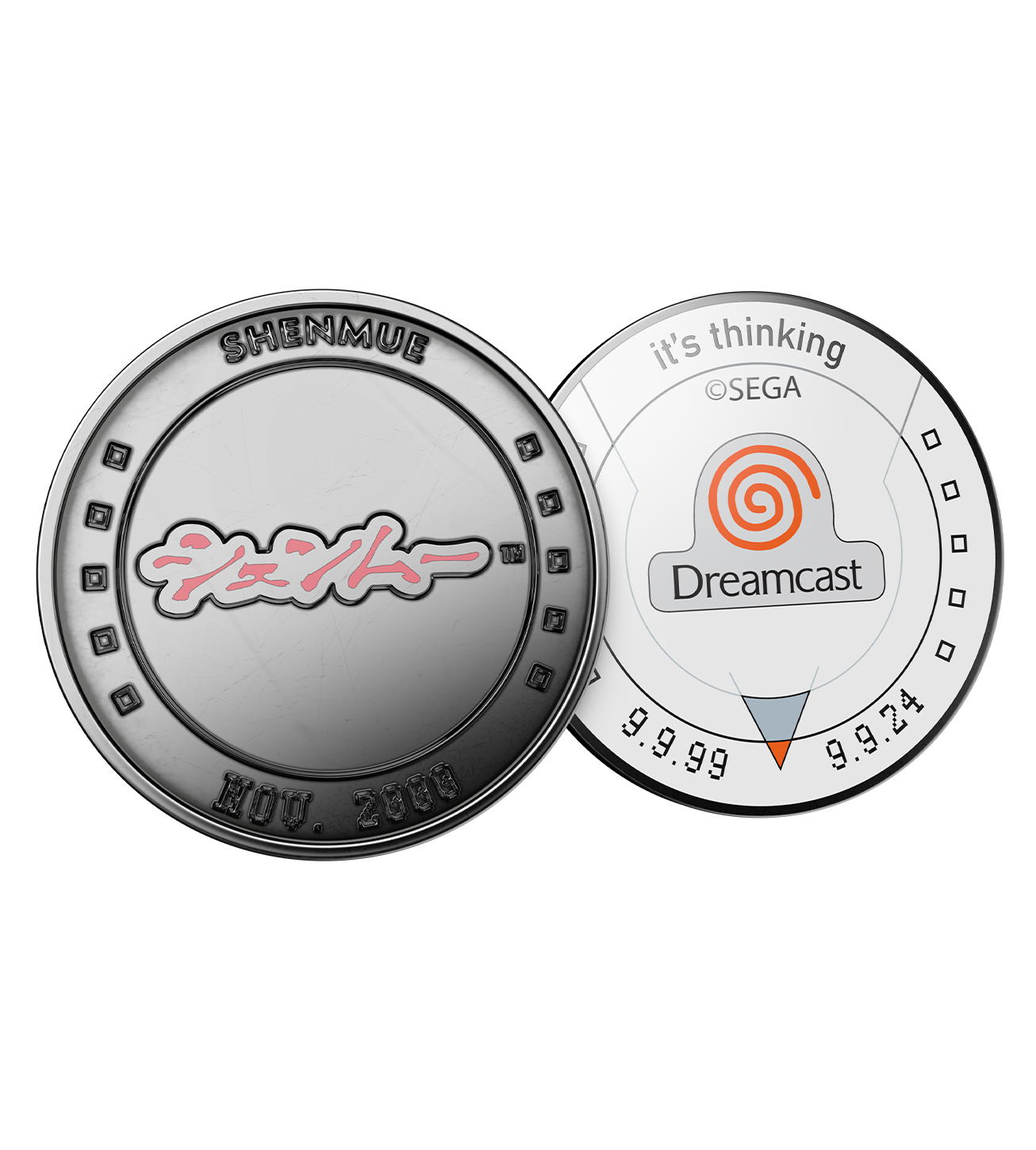 Shenmue Commemorative Coin - Limited Edition Collectible for Video Game Fans | Perfect for Display, Gifts, and Gaming Memorabilia Collections